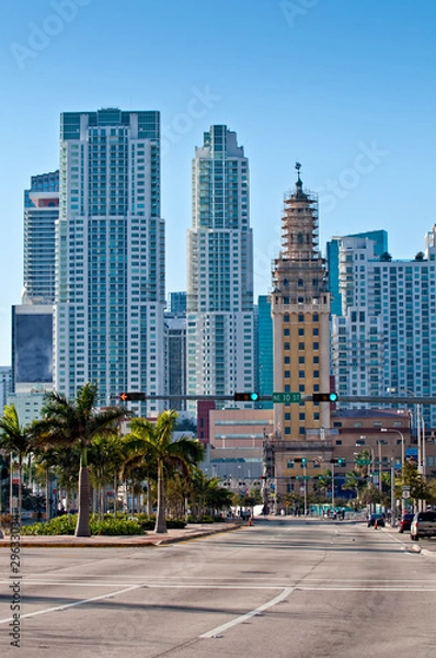 Fototapeta Miami Biscayne Ave.