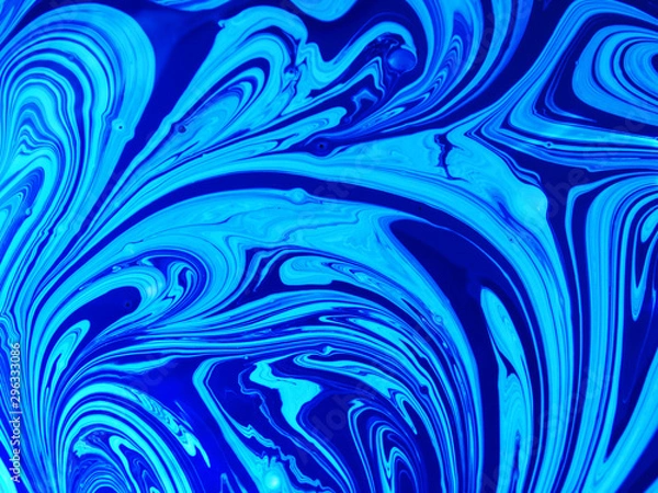 Obraz abstract background blue paint palette texture