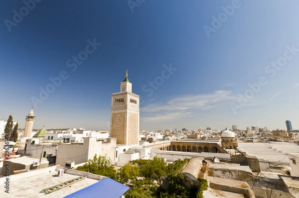 Obraz Panoramic views of the city, Tunisia