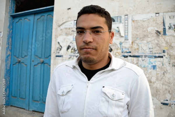 Obraz Angry tunisian man