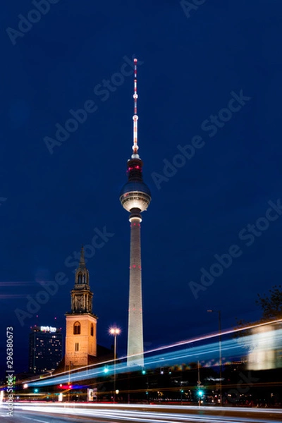 Obraz Alexanderturm by night