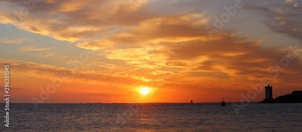 Obraz coucher de soleil