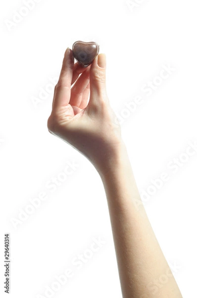 Obraz heart-shaped chocolate