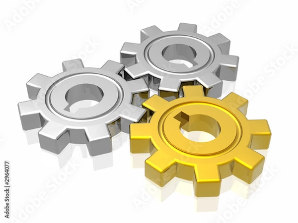 Fototapeta gear business work