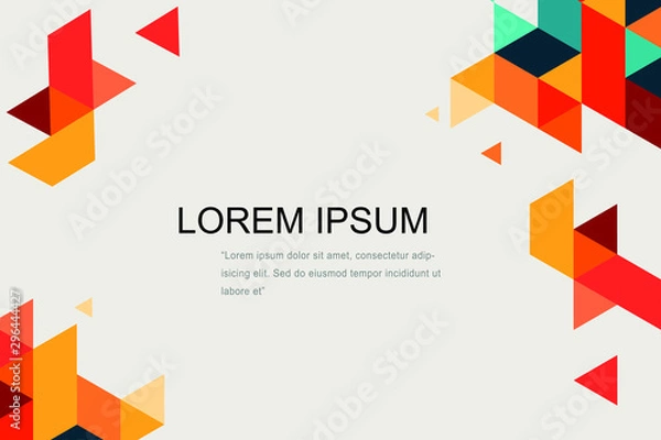 Fototapeta Triangle Background Elegant Eps 10