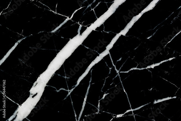 Obraz Black marble texture stone background.