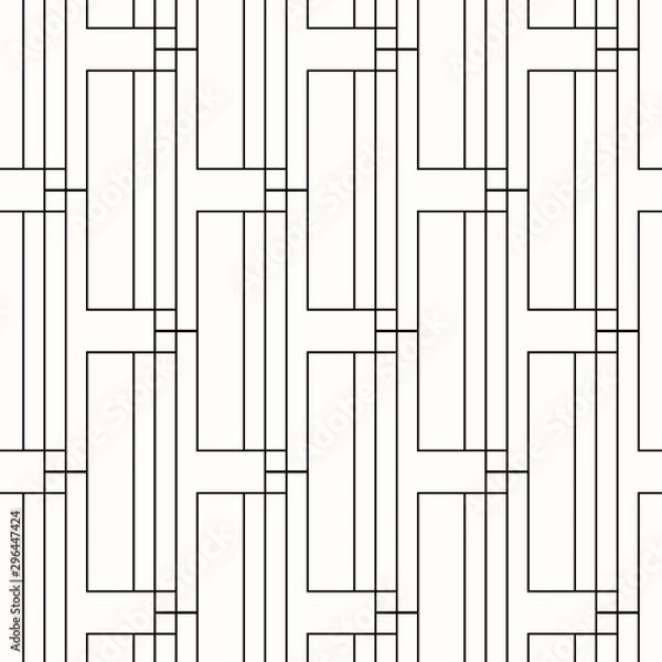 Fototapeta Square and rectangle pattern. Vector background. Geometric abstract texture.