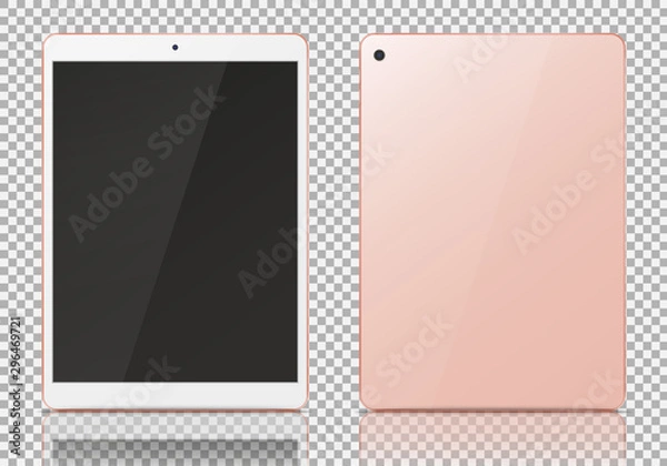 Obraz Gold Rose Tablet PC.