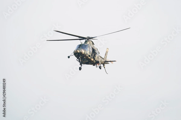 Obraz Flying helicopter