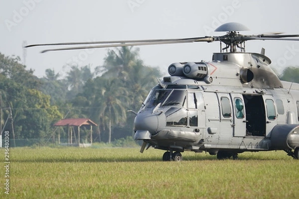 Obraz Helicopter landed