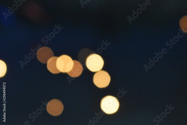 Obraz lights on a blue background