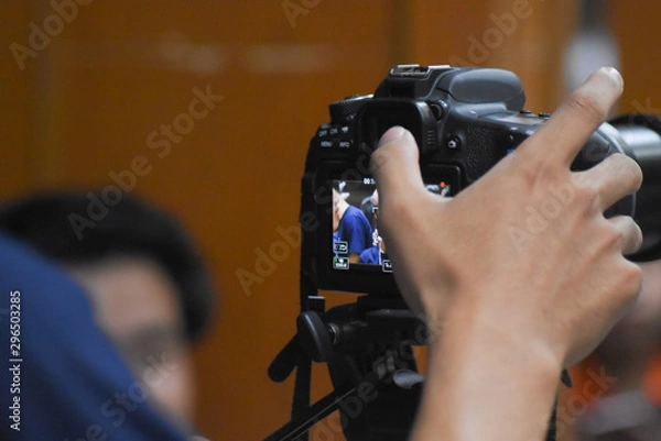 Fototapeta cameraman at work