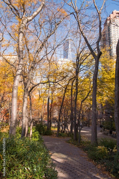 Obraz battery park in Manhattan