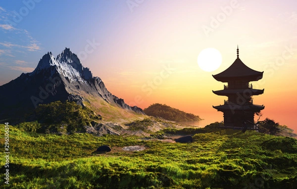 Fototapeta Chinese house