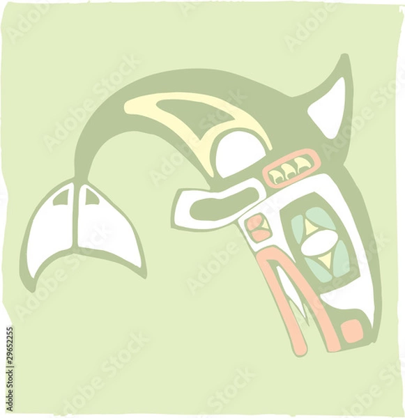 Obraz Leaping Orca #1