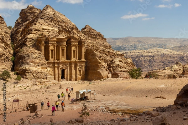 Fototapeta The Monastery carved out of the mountain