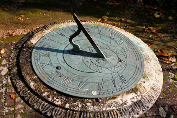 Obraz Horizontal garden sundial
