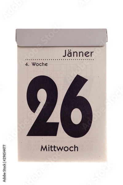 Obraz Abrisskalender