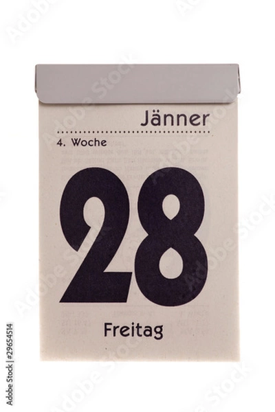 Obraz Abrisskalender