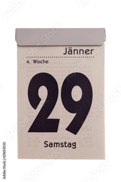 Obraz Abrisskalender