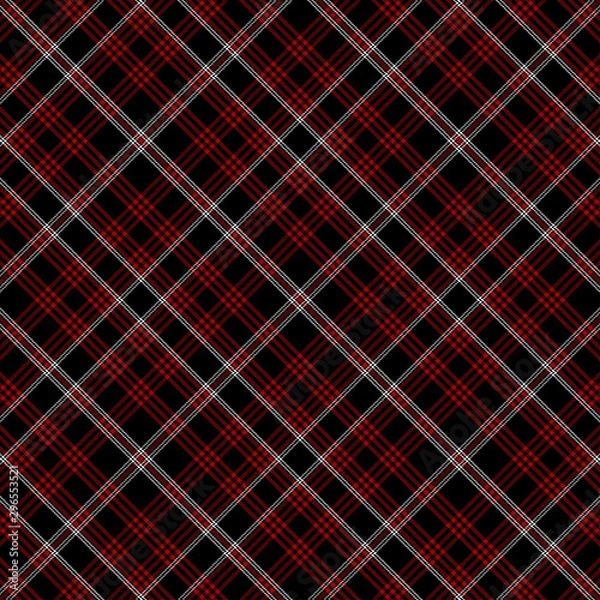 Obraz Tartan Pattern in Red and Black.