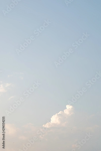 Obraz Minimalstic Sky with Beautiful Clouds