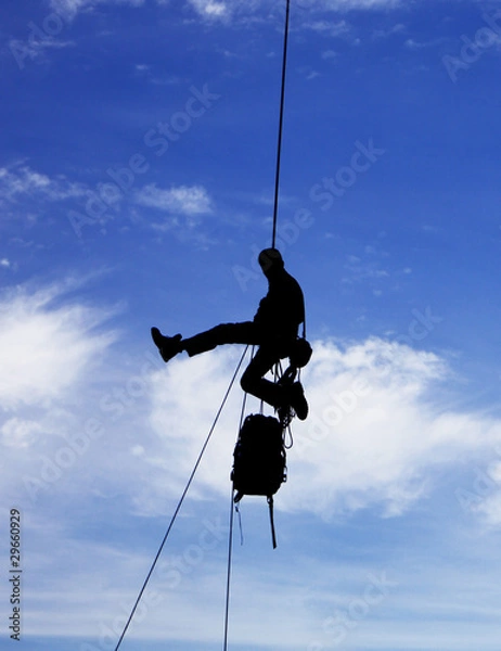 Obraz appeso a un filo