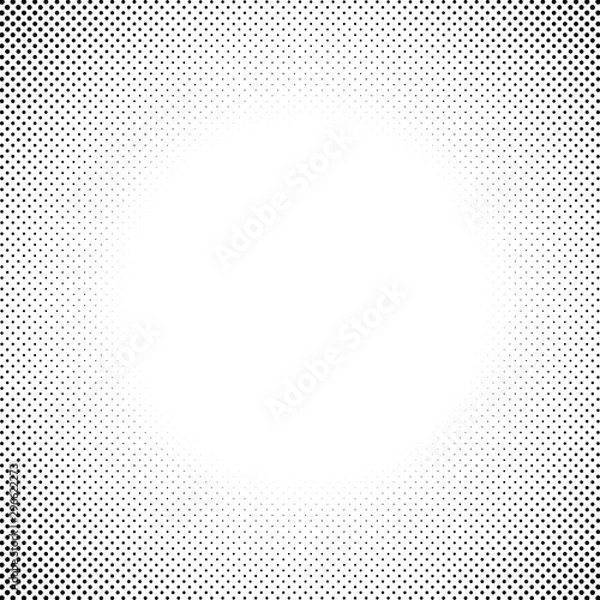 Obraz Abstract halftone vector background. Grunge effect dotted pattern