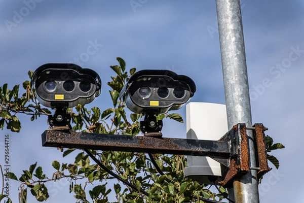 Obraz ANPR parking cameras for security
