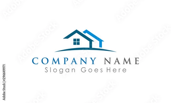 Obraz building home icon logo