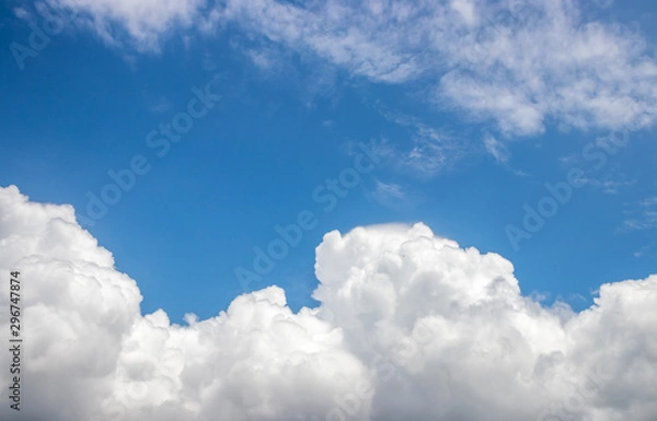 Obraz 青空と雲の素材