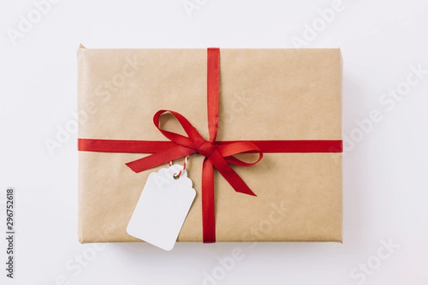 Obraz Big gift box with ribbon