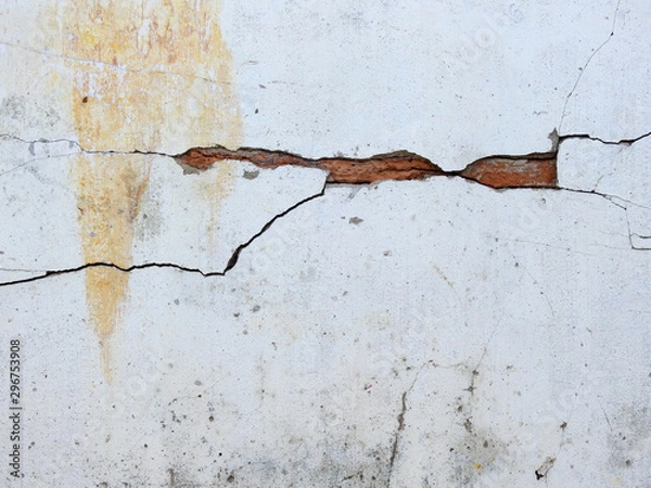Fototapeta crack concrete wall texture