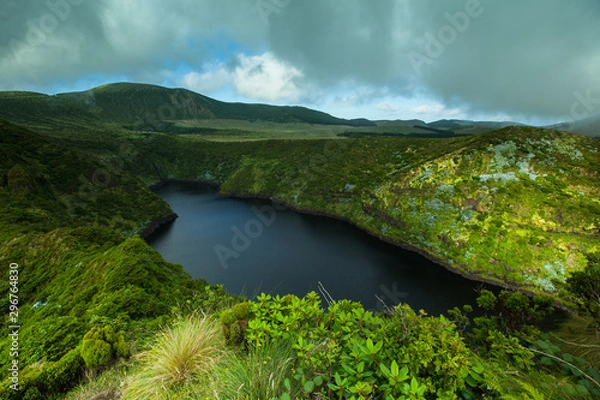 Obraz Lagoa Comprida, Flores, Portugal