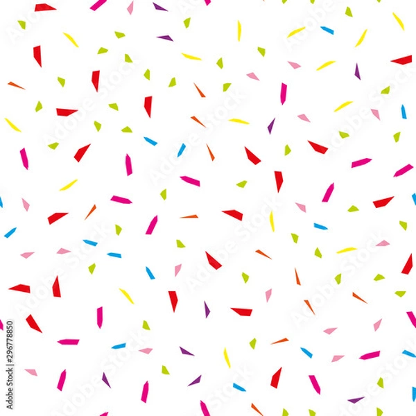 Fototapeta confetti and streamers
