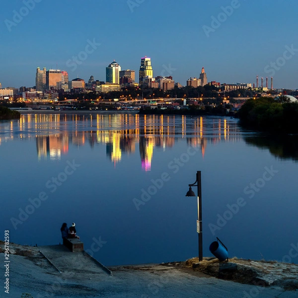 Fototapeta Kaw Point Evening