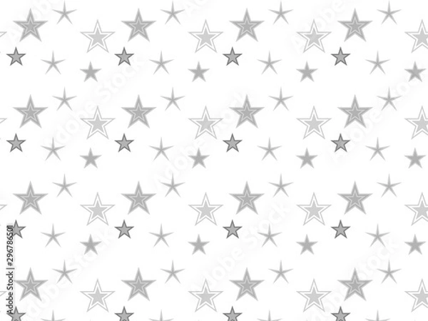Obraz Repeating star shape vector pattern