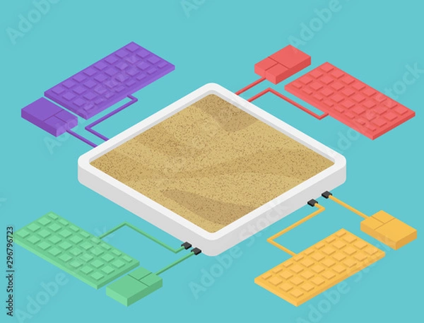 Obraz sandbox technology test developing programs