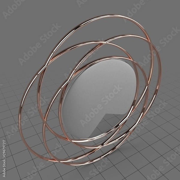 Fototapeta Round wall mirror 2