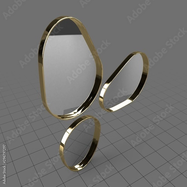 Fototapeta Wall mirror set