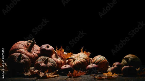 Obraz Thanksgiving background. Autumn harvest