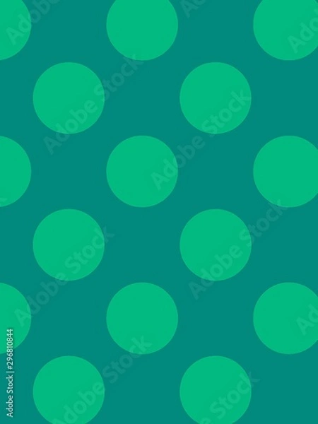 Obraz Green Spots Seamless Pattern