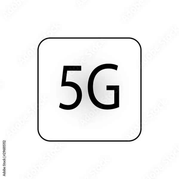 Obraz 5G icon, Vector illustration on white background