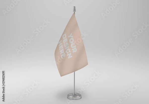 Obraz Desk Flag Mockup