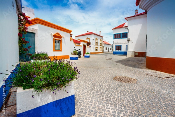 Obraz View on the old town of Vila Nova de Milfontes, Portugal