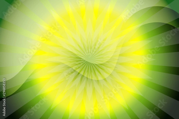 Fototapeta abstract, green, light, design, illustration, wallpaper, backgrounds, blue, pattern, color, graphic, lines, backdrop, blur, art, wave, texture, line, space, motion, digital, colorful, bright, yellow