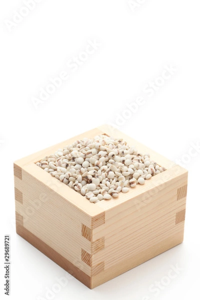 Obraz 升に盛ったハトムギ