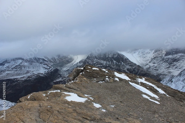 Obraz snow covered mountains