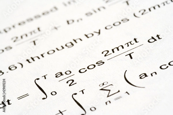 Obraz math equation