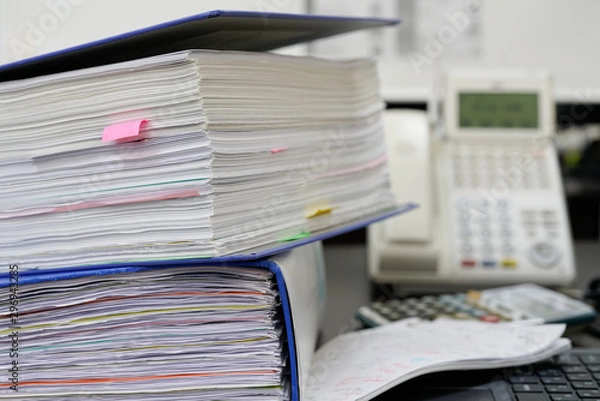 Obraz 分厚いファイル